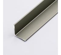 AMZBNEIDI Borde de peldaño de Aluminio, Tira de Esquina inversa de aleación de Aluminio, 3 Unidades, 0,9 m, Multicolor, Varios tamaños(Matte Champagne,30mm*30mm*0.9m)