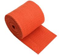 AMZBNEIDI Cinta de algodón Gruesa, Polyester Cotton Upholstery Webbing Strap For Bag Straps Multiple Sizes Multicolor(Orange,25MM x 5Yard)
