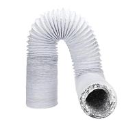 AMZBNEIDI Conductos Flexibles, Aluminum Foil Duct Hose Extension Kit For AC Exhaust White 1.5-6m 4 Inches(2m)