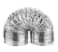 AMZBNEIDI Conductos Flexibles, Aluminum Ventilation Duct Hose Extension Kit 8-20cm x 1.5m(8cmX1.5M)