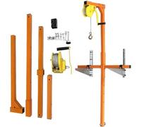 AMZBNEIDI polipasto portátil con Soporte, Kit de elevación for Aire Acondicionado con polipasto de cabrestante Manual, Capacidad de 300 kg, Varios tamaños.(3ph 330LB 10m)