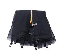 AMZBNEIDI Red de Recambio para Cama elástica, Marco Redondo Recto del reemplazo 8 Postes de la Red de Seguridad del trampolín del 14ft