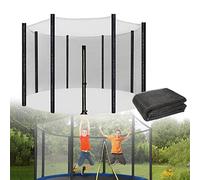 AMZBNEIDI Red de Recambio para Cama elástica, Reemplazo de Red de Seguridad for trampolín, Marco Redondo de 10 a 16 pies, 6 a 12 Postes(14ft 8 Poles)