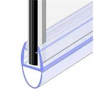 AMZBNEIDI Sello para Puerta de Ducha, Tira de Sellado de Goma Transparente for Puerta de Vidrio de Ducha, 2 uds., 6-12mm(B 2pcs X50cm,8mm)