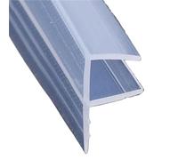 AMZBNEIDI Sello para Puerta de Ducha, Tira de Sellado for mampara de Ducha, 5 m, Formas de Esquina HFU Transparentes for Vidrio de 6-12 mm(F Type,10mm)