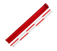 AMZBNEIDI Varilla de topografía de Aluminio, Aluminum Survey Pole Grade Rod Red and White 2m 3m 5m(2m)