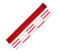 AMZBNEIDI Varilla de topografía de Aluminio, Aluminum Survey Pole Grade Rod Red and White 2m 3m 5m(3m)