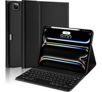 aMZCaSE para iPad Pro 13 Pulgadas Funda con Teclado (M5/M4, 2025/2024),Funda con Teclado para iPad 13 Pro Magnetic Detachable Folio Slim iPad Pro 13 Keyboard,Smart Sleep/Wake,Pencil Holder(Negro)