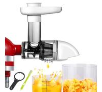 AMZCHEF Accesorios para exprimidor KitchenAid Artisan - Juego de accesorios para máquina de cocina aid de cocina - accesorio para exprimidor para verduras y frutas - blanco