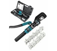 AMZCNC Pinza de crimpado hidráulica de 8 toneladas, 4 - 70 mm², con 9 pares de pinzas para crimpar (4 - 70 mm²)