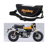 AMZCO Bolso Manillar para HON&DA Monkey 125 Monkey 125z Bolsa de Almacenamiento Manillar de Motocicleta (Color : Logo 3)