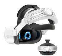 AMZDM Correa para la cabeza para auriculares Meta Quest 2 VR Elite, correa ajustable suave acolchada para la cabeza Oculus Quest 2, repuesto para realidad virtual
