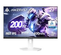 Amzfast Gaming Monitor 27" QHD 2560x1440, 200Hz, Fast IPS, 400cd/m², G27F6Q | 1ms MPRT, Adaptive Sync,130% sRGB, 95% DCI-P3, TÜV Low Blue Light, HDMI2.0&DP1.4, VESA100x100