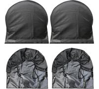 AMZFRRSM 4Pcs Cubiertas Neumáticos para Ford Puma ST-Line SUV 2024 | Funda Para NeumáTico Coche Bolsa Para Rueda De Repuesto Funda Protectora Impermeable Tela Oxford Bolsa Antipolvo Para Coche