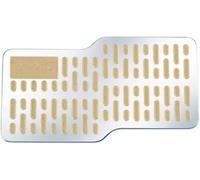 AMZFRRSM Placa TalóN Alfombrilla Coche para Fiat Panda 100HP / Panda | Alfombrillas Y Protectores De TalóN Para El Coche Placa Antidesgaste Universal Para Alfombrillas De Coche Placa Protectora