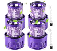 AMZJMT Filtro para Dyson V10 - Paquete de 4 Repuestos Lavables Compatibles con Cyclone Series, Absolute, Animal, Total Clean, SV12, DY 969082-01