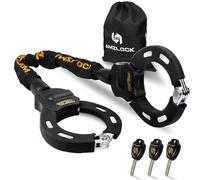 AMZLOCK Candado Patinete Electrico, Antirrobo Bicicleta, Candado Cadena con Llave de 8mm, Ideal para Patinete Electrico, Bicicleta, Moto