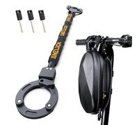 AMZLOCK Candado Patinete Electrico, Candado Esposas 90cm con Llaves y Bolsa | Antirrobo Patinete Electrico con Cierre sin Llave, Antirrobo de alta seguridad para Patinete, bicicleta, Motos