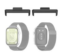 AMZLORD 1 par de conectores metálicos para correa de reloj para (Huawei) Watch Fit 3 Smart Watch Conector de pulsera de 20 mm Adaptador de conector de correa de reloj de acero inoxidable pa