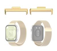 AMZLORD 1 par de conectores metálicos para correa de reloj para (Huawei) Watch Fit 3 Smart Watch Conector de pulsera de 20 mm Adaptador de conector de correa de reloj de acero inoxidable pa