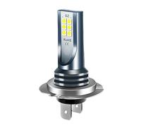 AMZLORD 2x Bombilla H7 LED 55W 6000K Blanco, 1:1 Mini Luz Bombilla Plus 300% Brillo Súper Brillante 30000Lm Lámpara de Cruce y Antiniebla Halógena de Repuesto pour Coche y Moto 12V/24V