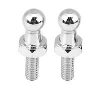 AMZLORD Bola de Puntal de Gas - 2 Piezas Perno de Bola de Acero Galvanizado para Coche M6 10mm Repuesto Para Puntales de Resorte de Gas Separador de Rótula Terminado Capó