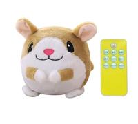 AMZLORD Cerdo de Dibujos Animados Juguete de Peluche para Mascotas en Movimiento Activo Lavable Juguete de Pelota para Perros en Movimiento Que Habla USB Recargable Pelotas Que Rebotan para