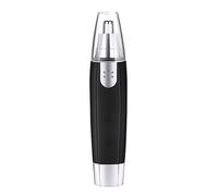 AMZLORD Cortapelos para orejas y nariz, recortadora profesional sin dolor de cejas y vello facial para hombres y mujeres, maquinilla de afeitar con pilas, resistente al agua para una fácil limpieza,