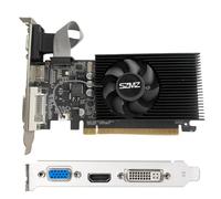 AMZLORD GT730 Tarjeta gráfica para Juegos DDR3 de 4GB con Puerto VGA DVI Compatible con HDMI Tarjeta gráfica de Perfil bajo PCI-E2.0 16X con Ventilador de refrigeración para PC de Escritorio