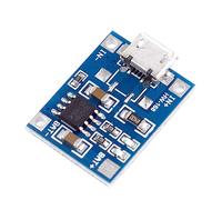 AMZLORD Módulo de Cargador de batería de Litio Micro USB Panel de Cargador de batería portátil 1A con luz indicadora para baterías de Litio