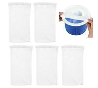 AMZLORD Paquete de 5 calcetines de skimmer de piscina para filtros de piscina, calcetines de filtro para cesta de skimmer, limpiar desechos y hojas para piscinas en el suelo y sobre el suelo