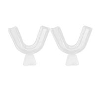 AMZLORD Paquete de 8 protectores bucales moldeables para rechinar dientes, bruxismo, juego de aparatos ortopédicos deportivos atléticos, retenedores de bandeja de blanqueamiento, cuidado de higiene