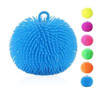 AMZLORD Pelota Hinchable con Pelusa, Pelotas sensoriales Suaves, estímulos táctiles para niños y Adultos