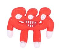 AMZLORD Plush Figura 'Roba un Cerebro' - Juguete tierno y Creativo for niños y Adultos, Coleccionable Suave y Acogedor en Color Rojo con 3 Ojos