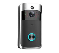 AMZLORD V5 Inalámbrico Interior Ding-Dong Máquina Visión Nocturna 720P HD Inteligente Bienvenida Timbre Detección de Movimiento con Cancelación de Ruido Micrófono Equipo de Seguridad para el Hogar