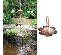 AMZOAKUD Desviador de canalón de Lluvia de Metal, diseño Colgante para una desviación eficiente del Agua de Lluvia, Ideal para soluciones de Drenaje al Aire Libre