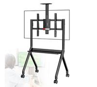 AMZOAKUD Soporte móvil portátil con Carrito de TV para Pizarra Blanca rodante de Altura Ajustable para Oficina, Aula y Uso doméstico