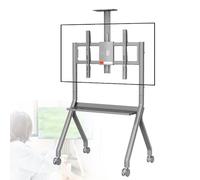 AMZOAKUD Soporte móvil portátil con Carrito de TV para Pizarra Blanca rodante de Altura Ajustable para Oficina, Aula y Uso doméstico