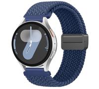 Amzpas Correa de nailon de 20 mm compatible con Samsung Galaxy Watch 7/6/5/4/FE 40 mm 44 mm/Galaxy 6 Classic/5 Pro/4 Classic mujer y hombre, cierre magnético, correa de reloj trenzada elástica