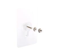 AMZSKU 20 piezas tornillos adhesivos desmontables, clavos pared sin taladro - varilla de tornillo de 14 mm - 5 x 8 cm - 10 kg de carga
