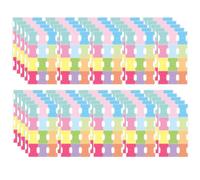 AMZSKU 600 Marcadores Adhesivos, Pestañas de Índice, Pestañas de Notas Adhesivas Autoadhesivas, Pastel, Marcadores de Página, Pestañas de Libros para Planificador de Pestañas Mensuales Registro Bíbli
