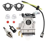 AMZSKU Carburador para desbrozadora 52 CC 49 CC 43 CC Carbu Set con Junta, Manguera, bujía y Filtro de Gasolina