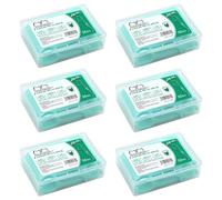 AMZSKU Hilo dental con soporte para palillo de dientes, 300 unidades, hilo dental, cuidado interdental con diseño en forma de Y, palillos de seda dentales desechables