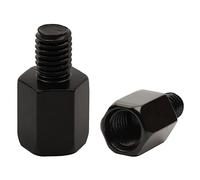 AMZSKU Rosca derecha M10 a rosca derecha M8 Adaptador de espejo para scooter de motocicleta (2 uds)