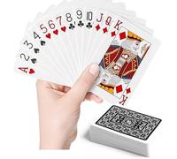 AMZSystems - Baraja de Cartas Poker Profesional Fabricadas EN ESPAÑA 54 Cartas con 2 Joker Texas Holdem Casino Naipes Resistentes y Duraderos ads