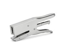 AMZSystems - Grapadora de Tenaza Metálica Profesional Acero Niquelado Capacidad 25 Hojas Compatible con Grapas 24/6 y 26/6 Carga 150 Unidades Ergonomía 50 mm con Caja de 1000 Grapas Incluida ads