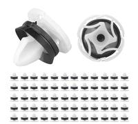 Amztour 50 Piezas Clip Fijación para Panel Puerta Interior Automóvil OEM 7703077476 Grapas Coche Paneles de Puerta Compatible con Peugeot 308 Citroen DS4 Me-Gane 3 Laguna 3