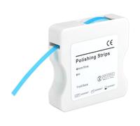 Amztour Papel Lija Dental Bandas Abrasibas Dientes Tira de Pulido Dental 6m/Rollo/Caja Tamaño Fino 4mm de Ancho Herramienta de Lijado Interdental para Limpieza y Blanqueador Denta Azul