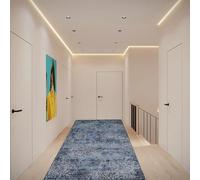 AMZYU Tapete de Cocina 40 x 170 cm Patrón Moderno Decorativo Alfombras Cocina Tejida Absorbente Fácil de Limpiar para Cocina baño salón, D