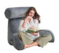 AMZZHAO Cojín de Lectura,Almohada de Lectura Respaldo para Cama,Cojín de Apoyo Lumbar,para Sentarse en la Cama o el Respaldo,Ideal como Respaldo para Leer o Jugar a Videojuegos